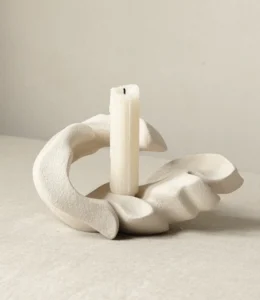 33 Simple Air Dry Clay Candle Holder Ideas That Are Surprisingly Chic